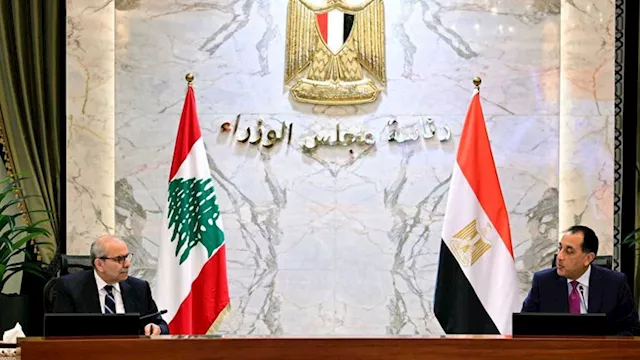 الدكتور مصطفى مدبولي والدكتور نواف سلام