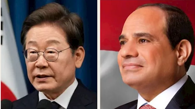 الرئيس السيسي ورئيس جمهورية كوريا