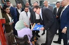 وزير الصحة يتفقد المعهد الحركي ومشروعات أرض حميات إمبابة
