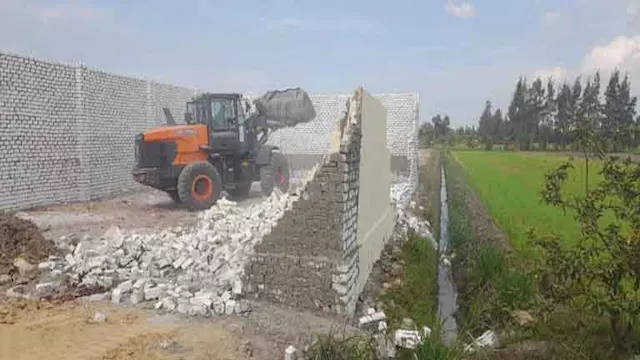 تعديات الأراضي الزراعية