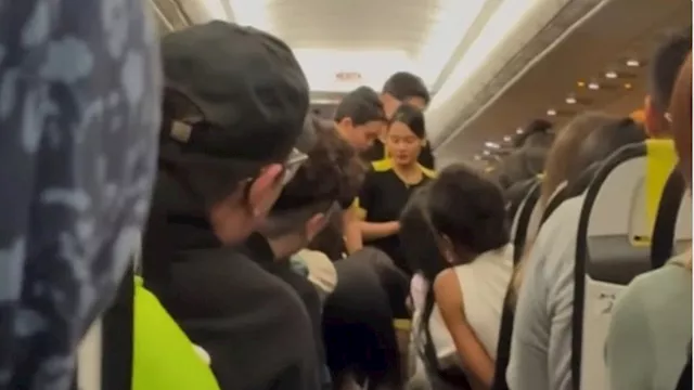 حريق على متن رحلة جوية