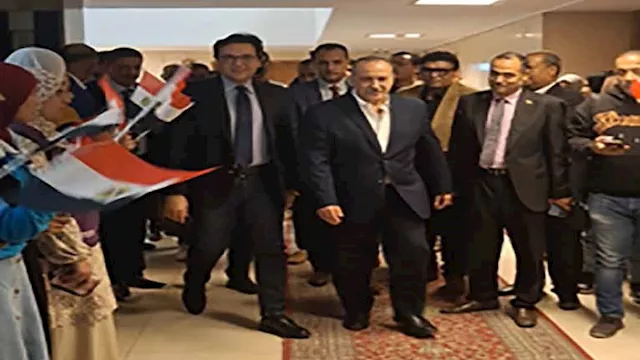 وزير الثقافة ومحافظ أسيوط 