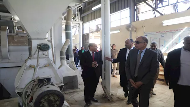 محافظ المنيا يتفقد مدرسة الزراعة 