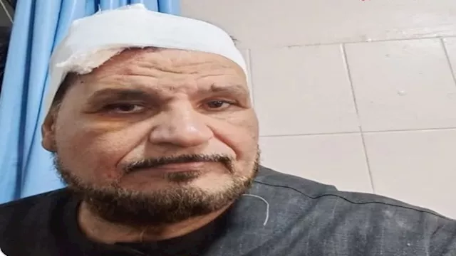 المرشح زين دبور عقب اصابته