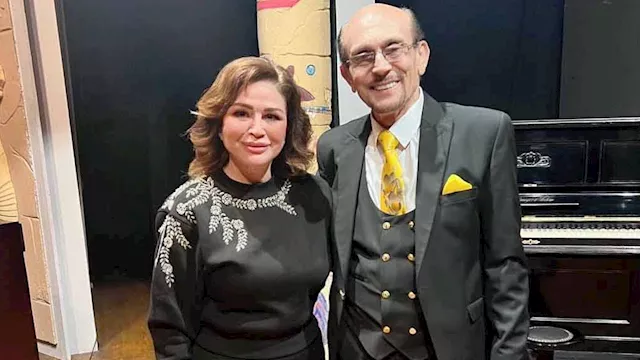 محمد صبحي وإلهام شاهين