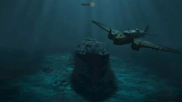 تصميم توضيحي - حطام الطائرة والسفينة الغارق في مصر