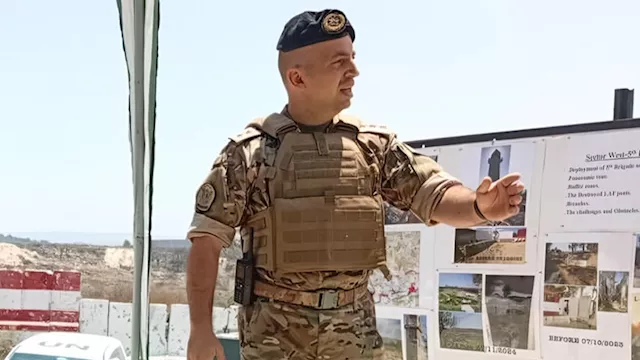 قائد قطاع جنوب الليطاني في الجيش اللبناني نقولا تا