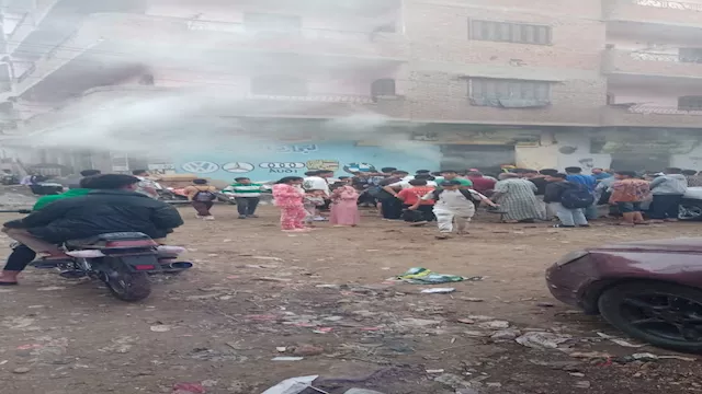 موقع الحريق