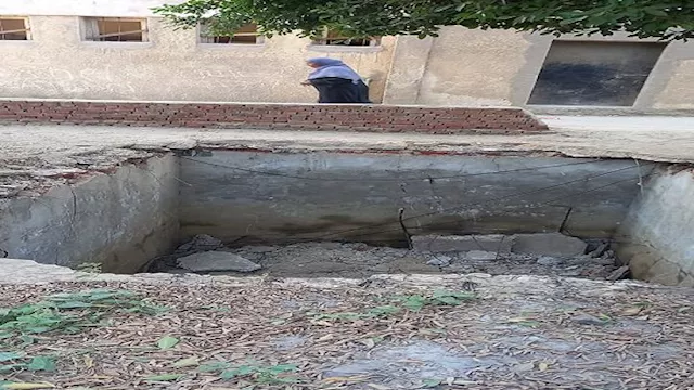 انهيار خزان صرف