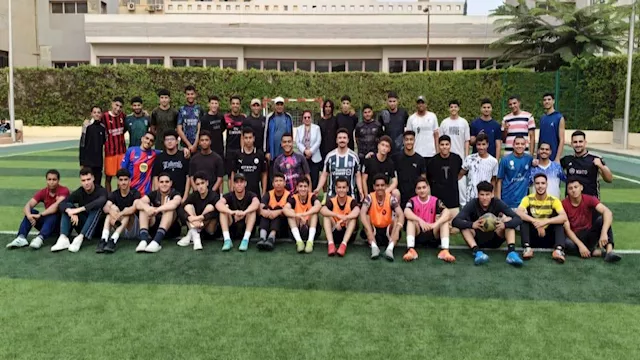 فريق كلية الحاسبات بجامعة القاهرة الأهلية