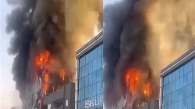 حريق في استوديو خالد يوسف