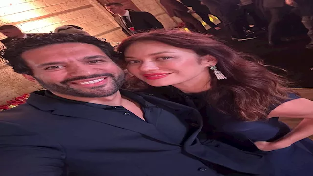 حسن الرداد ينشر صورة مع الفنانة الأوكرانية أولغا ك