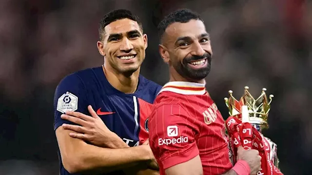 محمد صلاح وأشرف حكيمي