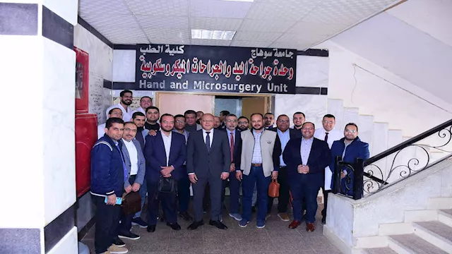 رئيس جامعة سوهاج خلال الفعالية