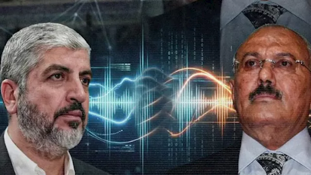 علي عبدالله صالح وخالد مشعل