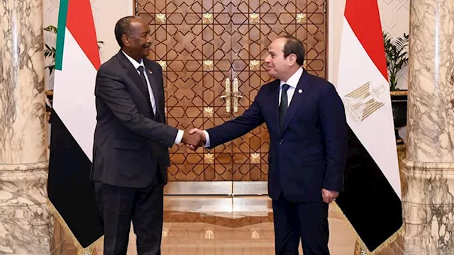 لقاء السيسي والبرهان