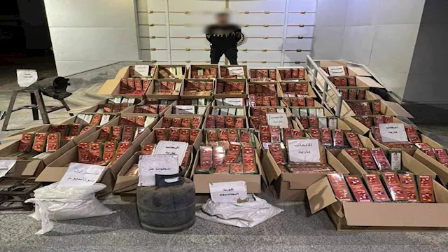 جانب من المضبوطات