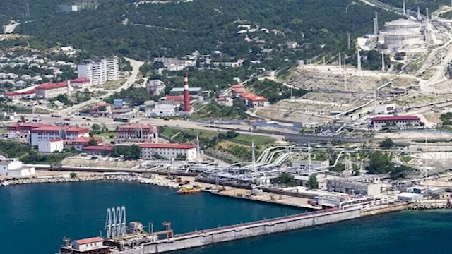 أرصفة ميناء فولنا في إقليم كراسنودار