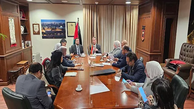 لقاء السفارة الفلسطينية