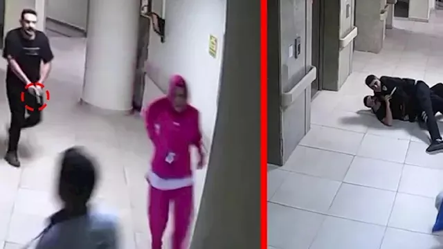 رجل تركي يطارد زوجته ويطلق النار عليها