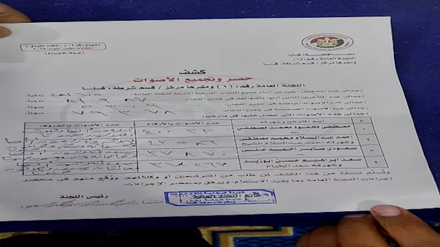 _محضر الحصر