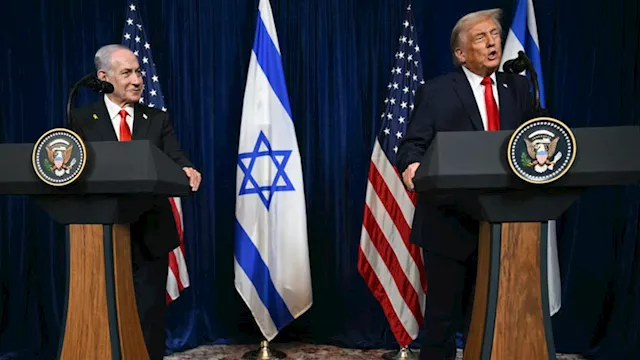 دونالد ترامب وبنيامين نتنياهو