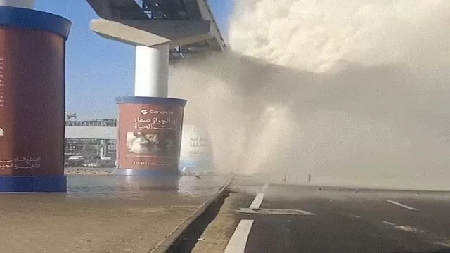 انفجار ماسورة التجمع