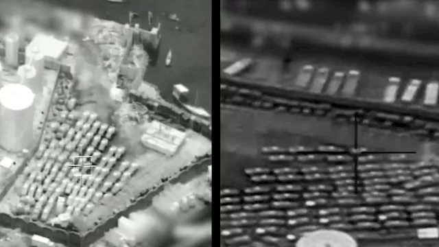 استهداف السفينتين بميناء المكلا