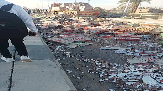 انقلاب  سيارة تريلا 