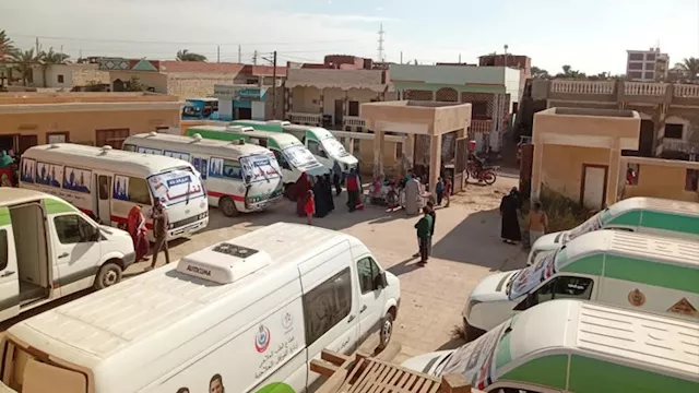 قافلة طبية شاملة بمركز الفشن ببني سويف