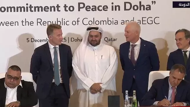 اتفاقية بين الحكومة الكولومبية ومجموعة جيش غايتاني