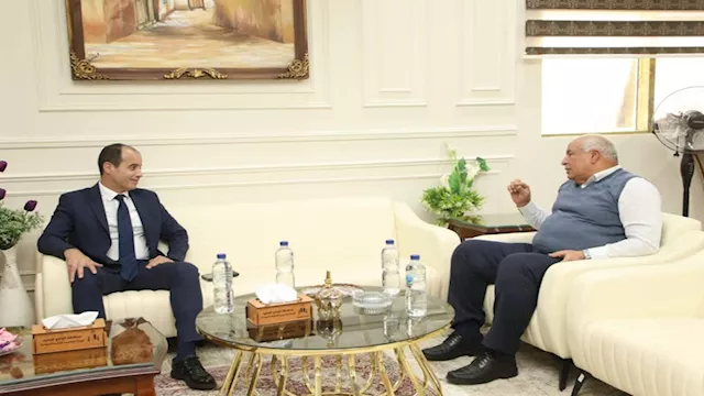 محافظ الوادي الجديد يلتقي رئيس البورصة السلعية