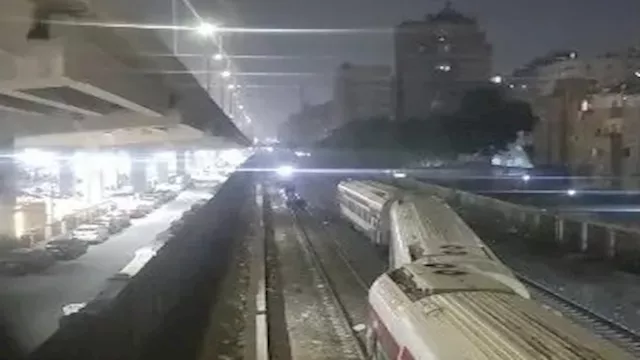 خروج عربات قطار روسي عن القضبان