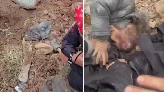 إنقاذ طفل سوري بقي مدفونًا تحت الأرض لمدة 3 أيام