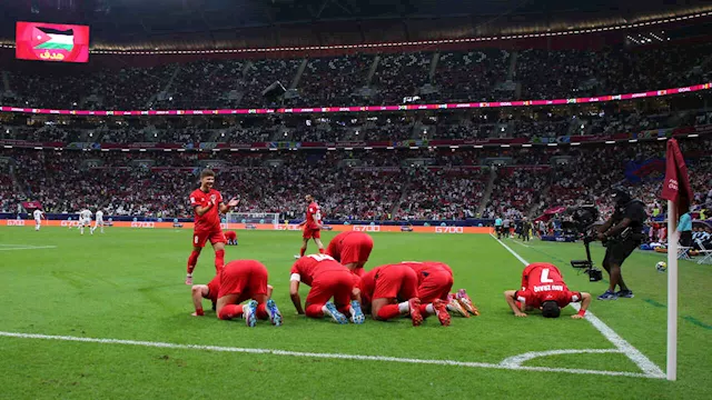 منتخب الأردن ضد مصر