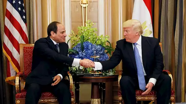 ترامب والسيسي   أرشيفية