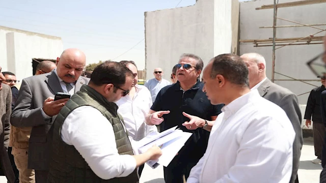 وزير الصحة ومحافظ المنيا يتفقدان مشروع إنشاء مستشف