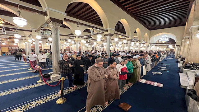 صلاة التَّراويح بالجامع الأزهر 