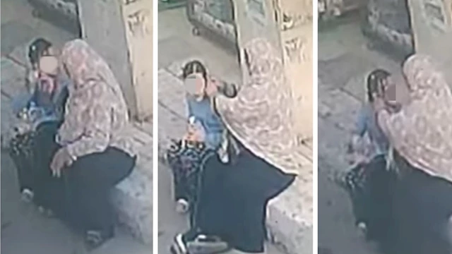 سرقة حلق من أذن طفلة