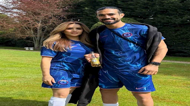 رامي صبري وزوجته شيما صابر