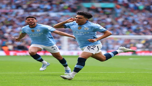 خلال مباراة مانشستر سيتي ونوتنجهام فورست 