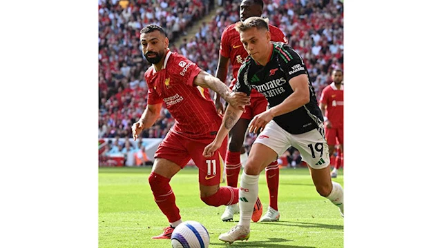 خلال مباراة ليفربول وارسنال