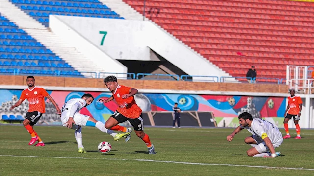 خلال مباراة فاركو والمصري