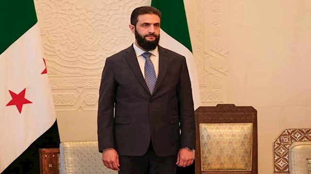 الرئيس السوري احمد الشرع