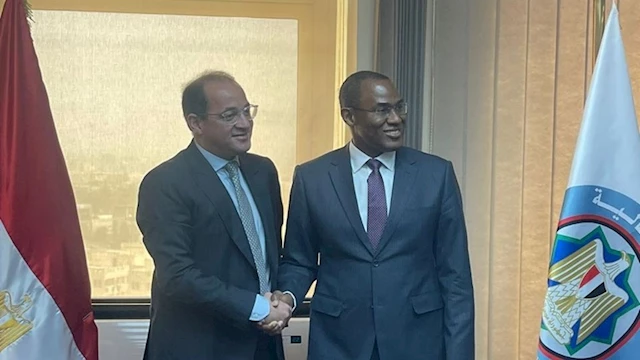 وزير المالية فى لقائه مع نائب المدير العام لصندوق 