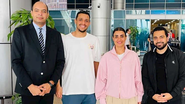 استقبال بطلي العالم في الاسكواش