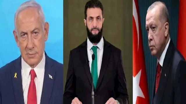 اردوغان و الشرع ونتنياهو