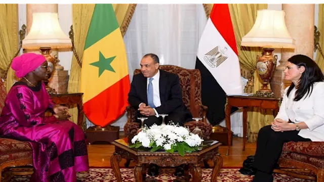 عبد العاطي ونظيرته السنغالية