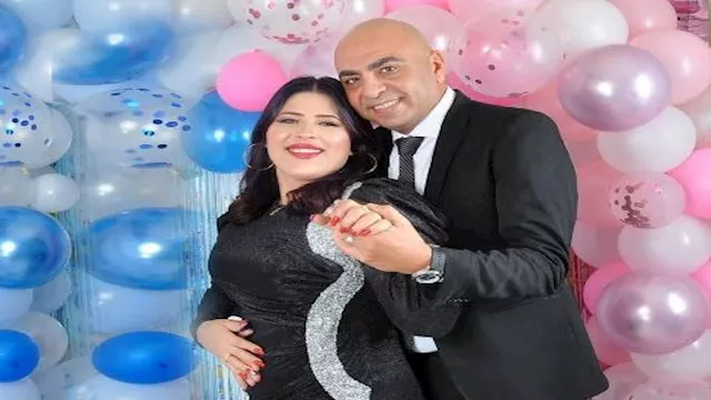 الشاعر محمد عاطف وزوجته