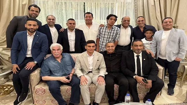 خطوبة حفيد حسن شحاتة بحضور نجوم الرياضة